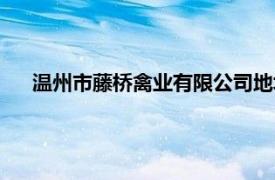溫州市藤橋禽業(yè)有限公司地址（溫州市藤橋禽業(yè)有限公司）