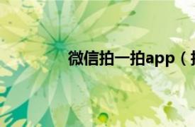 微信拍一拍app（拍一拍 微信應(yīng)用功能）