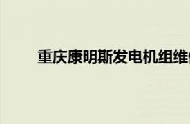 重慶康明斯發(fā)電機組維修（重慶康明斯發(fā)電機組）