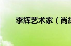 李輝藝術家（尚輝 中國藝術評論家）