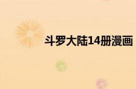 斗羅大陸14冊漫畫（斗羅大陸14 漫畫版）