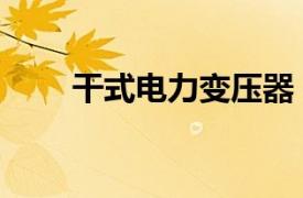 干式電力變壓器（干式電力變壓器）