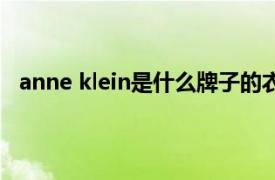 anne klein是什么牌子的衣服（anne klein是什么牌子）