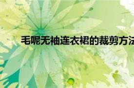 毛呢無袖連衣裙的裁剪方法（毛呢無袖連衣裙怎么搭配）
