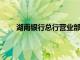 湖南銀行總行營業部副總經理劉旭華接受審查調查