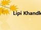 Lipi Khandker在時裝周上的簽名