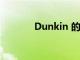 Dunkin 的新烤白巧克力拿鐵