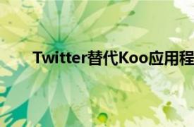 Twitter替代Koo應(yīng)用程序推出已獲得100萬次下載
