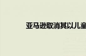亞馬遜取消其以兒童為中心的視頻通話設(shè)備