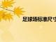 足球場標準尺寸面積（足球場標準尺寸）