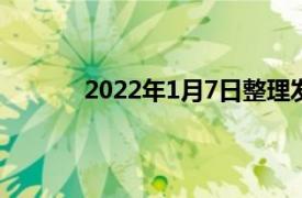 2022年1月7日整理發布：基金海王再現江湖
