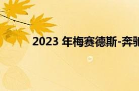 2023 年梅賽德斯-奔馳 Sprinter 增加渦輪增壓
