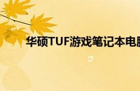 華碩TUF游戲筆記本電腦已在德國(guó)零售網(wǎng)站上亮相