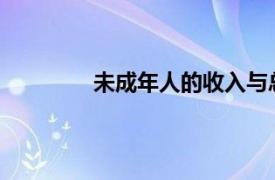 未成年人的收入與總收入較高的父母一樣