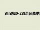 西漢姆0-2敗走阿森納的主場未能鞏固自己第四的位置
