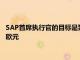 SAP首席執行官的目標是到2023年將市值翻一番達到250-300億歐元