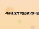4所社區學院的試點計劃旨在為校園內的單身母親設計支持