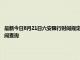 最新今日8月21日六安限行時間規定、外地車限行嗎、今天限行尾號限行限號最新規定時間查詢