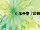 小米開發了帶有顯示屏的可折疊智能手機