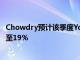 Chowdry預計該季度YouTube的展示廣告銷售額將增長7％至19％