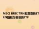 MSCI BRIC TRN股票指數(shù)ETF是第一個以全球指數(shù)提供商MSCI的BRIC TRN指數(shù)為基準的ETF
