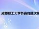 成都理工大學各省各批次錄取結果將根據錄取工作進程實時發布