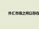 外匯市場之所以存在 是因為對沖 投機 貿易和投資