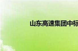 山東高速集團中標摩洛哥高鐵施工項目