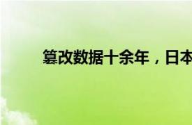 篡改數據十余年，日本又一家公司承認違規操作