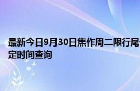 最新今日9月30日焦作周二限行尾號(hào)、限行時(shí)間幾點(diǎn)到幾點(diǎn)限行限號(hào)最新規(guī)定時(shí)間查詢