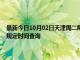 最新今日10月02日天津周二限行尾號、限行時間幾點到幾點限行限號最新規(guī)定時間查詢