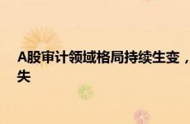 A股審計領域格局持續生變，普華永道超六成上市公司客戶已流失