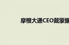 摩根大通CEO戴蒙據悉私下支持哈里斯競選