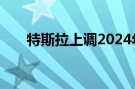 特斯拉上調(diào)2024年全年資本支出預(yù)期