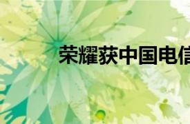 榮耀獲中國電信 中金資本等入股