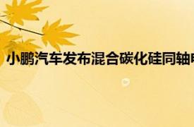 小鵬汽車發布混合碳化硅同軸電驅，將用于超級電動和純電車型