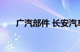 廣汽部件 長安汽車戰(zhàn)略投資辰致科技