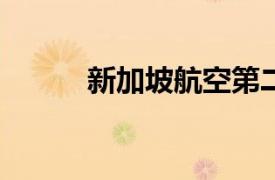 新加坡航空第二季度凈利跌59％