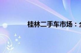 桂林二手車市場(chǎng)：全方位解析與購(gòu)買指南
