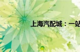 上海汽配城：一站式汽車配件采購基地