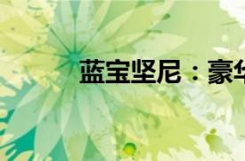 藍(lán)寶堅(jiān)尼：豪華跑車的極致典范