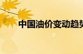 中國油價變動趨勢及其影響因素分析