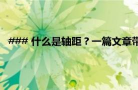 ### 什么是軸距？一篇文章帶您了解它的重要性及其實際應用
